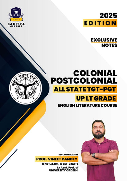 UP LT Grade  English Literature Notes 2025 | Complete Study Material for Competitive Exams